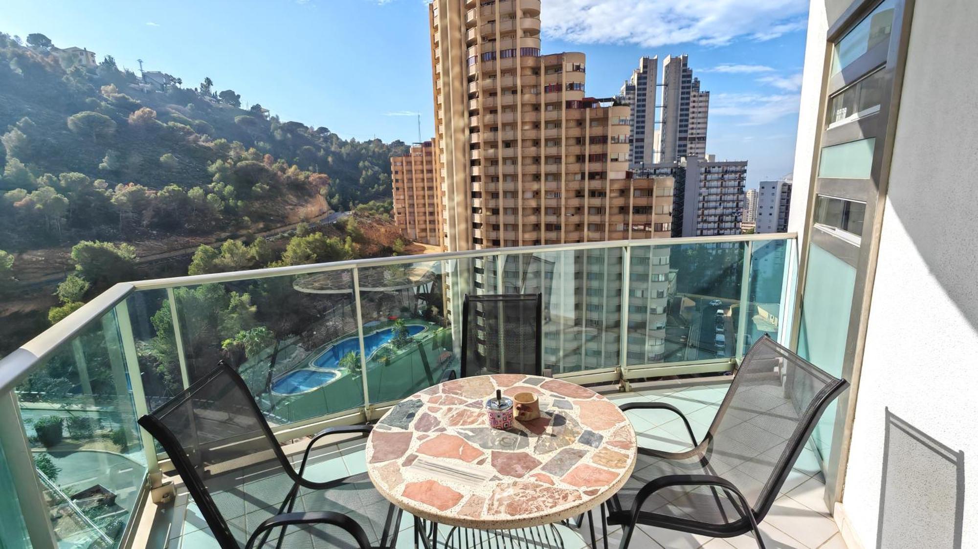 Skyline 5 Apartment With Private Balcony And Nice Views Бенідорм Екстер'єр фото